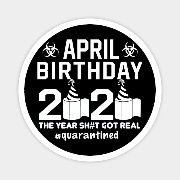 april birthday gift Magnet by awesomeshirts